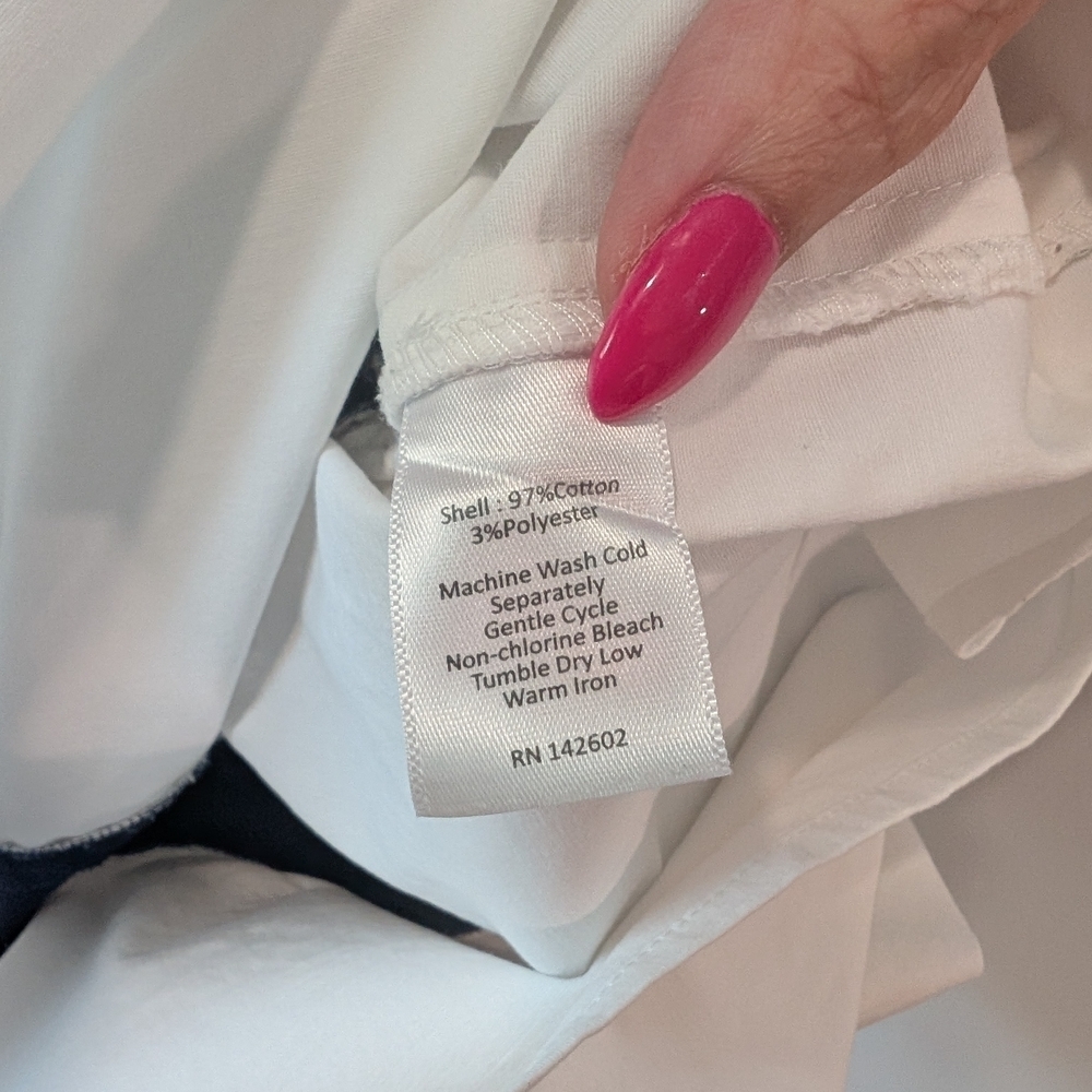 Sail to Sable Navy and White Midi Dress - Picture 6 of 9